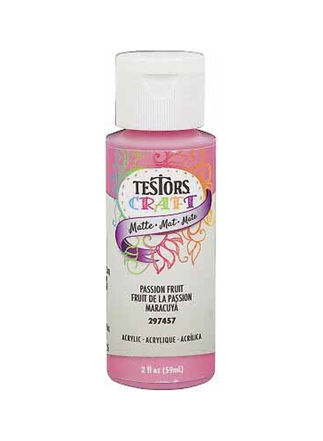 تستورز طلاء كرافت أكريليك غير لامع باشون فروت