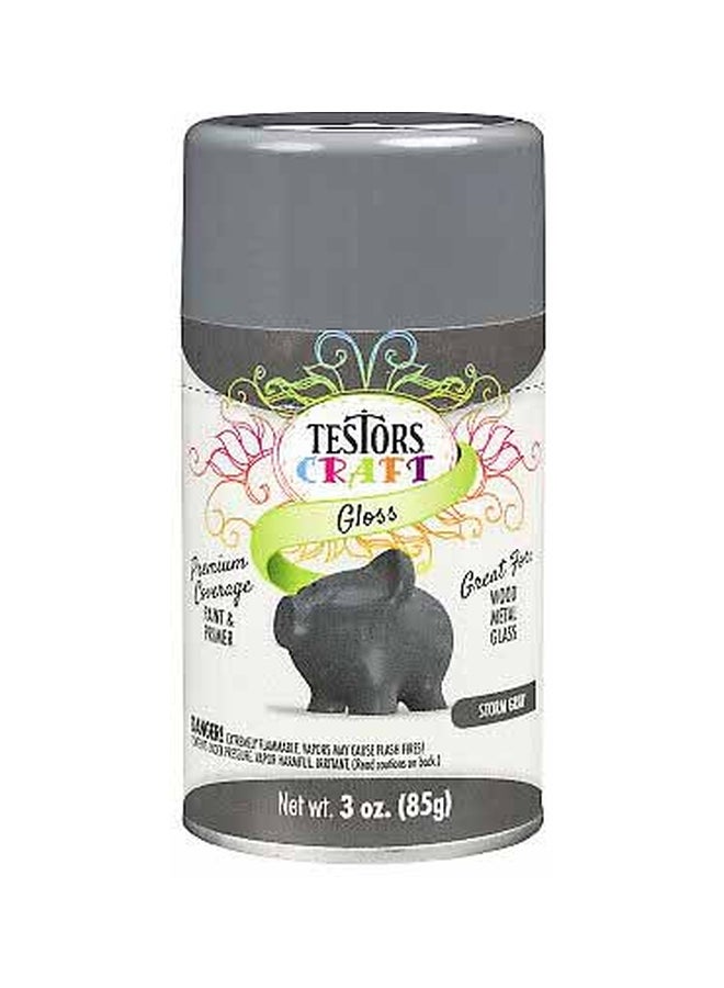 Craft Gloss Acrylic Paint Gray