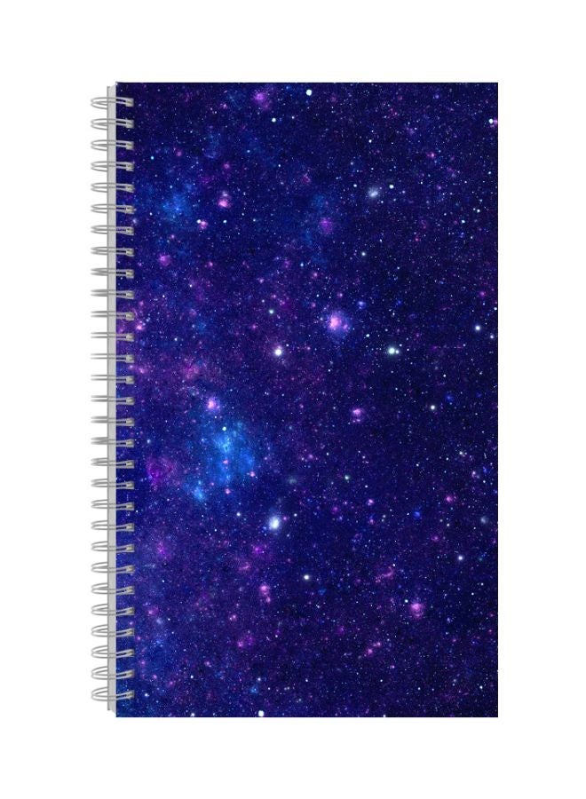 Generic - A5 Printed Spiral Bound Notebook Purple - Image 1