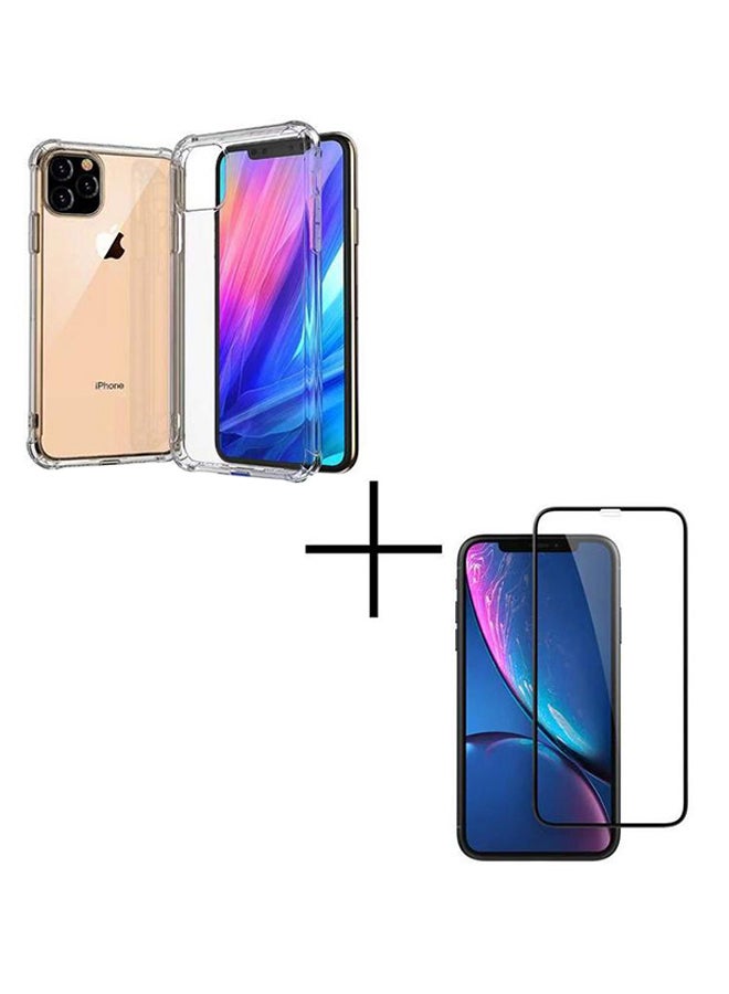 LNKOO - Bundle Of Protective Case Cover And Screen Protector For Apple iPhone 11 Pro Clear - Image 1