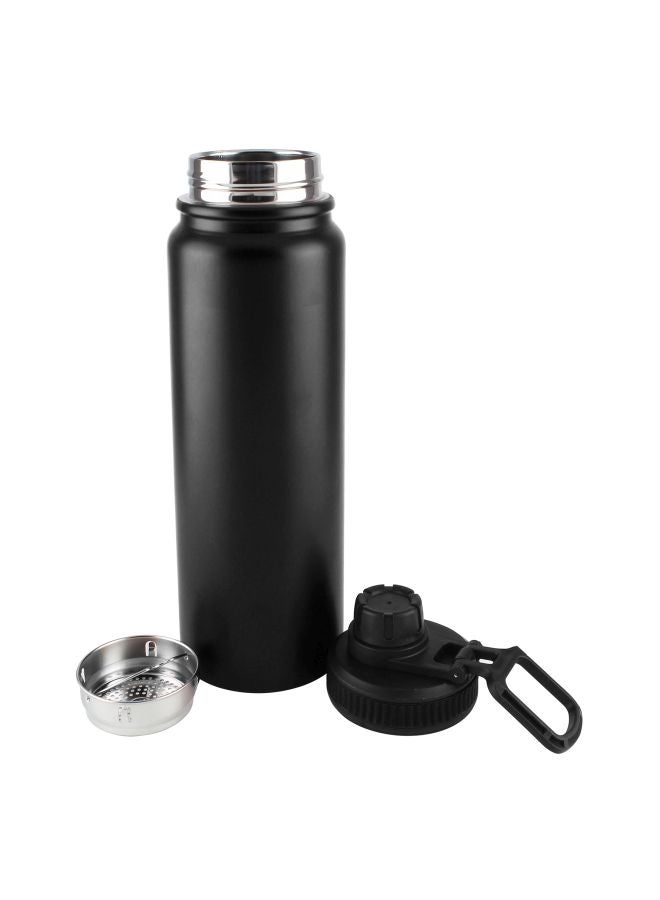 Nessan Stainless Steel Vacuum Flask Black - Image 2