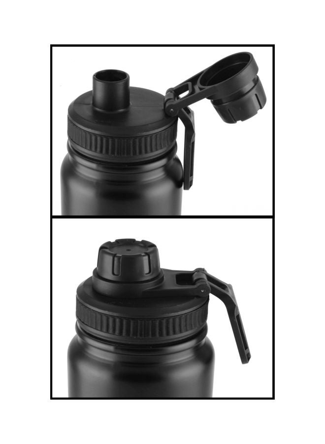 Nessan Stainless Steel Vacuum Flask Black - Image 4