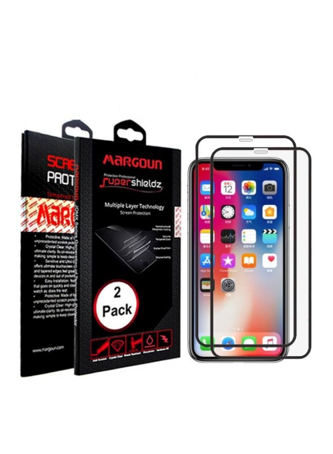 MARGOUN 2-Piece 3D Tempered Glass Screen Protector For Apple iPhone 11 Clear - Image 3