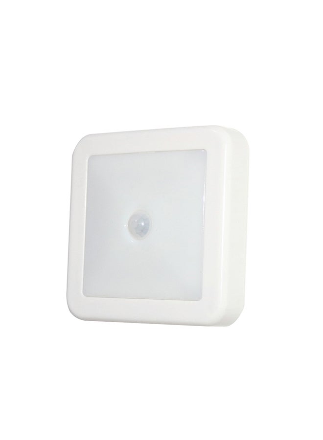 LED Induction Lamp Square Sensor Induction Night Lamp White 15centimeter - Image 1