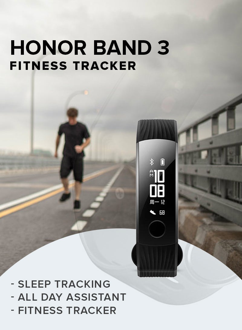 Honor - Band 3 Fitness Tracker Black - Image 1