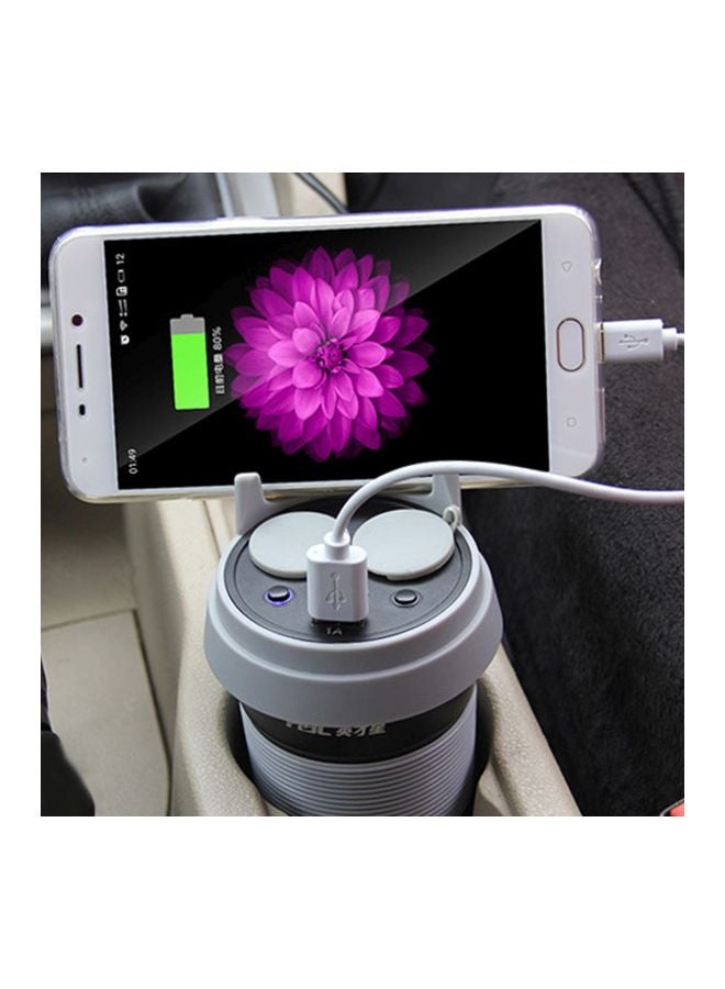 HSC-500D Multi Functional Dual USB Car Charger multicolor - Image 5