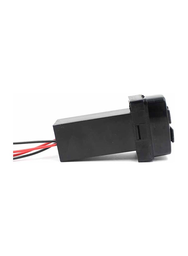 Multi-Functional USB Car Charger Black  - Image 3