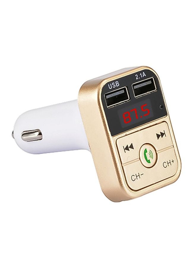 جهاز الوسائط المتعددة B2 بتصميم جهاز تعديل إف إم ويعمل بتقنية البلوتوث ومخصص للاستخدام في السيارة - Image 1