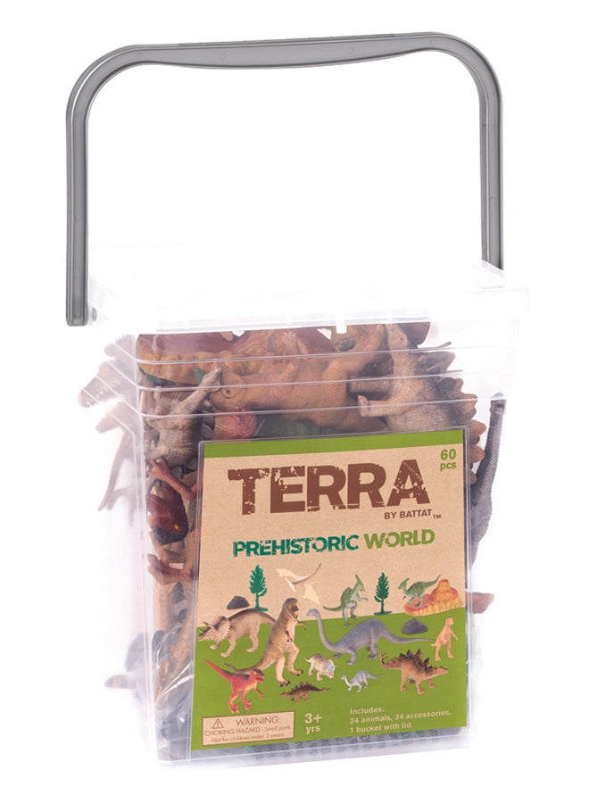 60-Piece Terra Prehistoric World 20.3x11.4x10.8cm - v1569499638/N30107422A_2