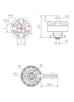 EMAX Brushless Motor for RC Drone Th1103 7000Kv 1-2S  - Image 2