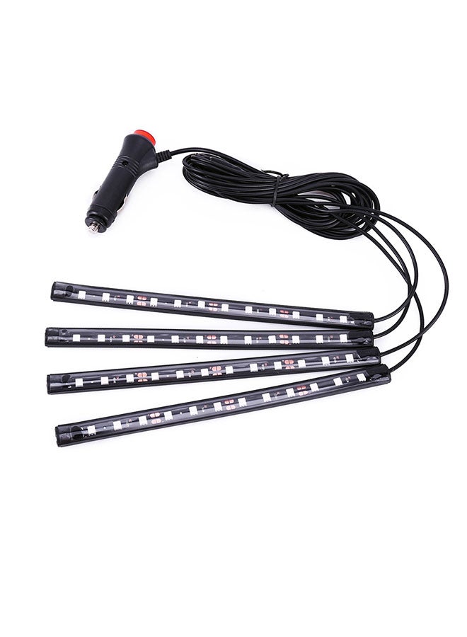 Generic 4-In-1 Universal Car LED Atmosphere Lights Colorful Lighting Decorative Lamp, With 48LEDs SMD-5050 Lamps  - Image 1