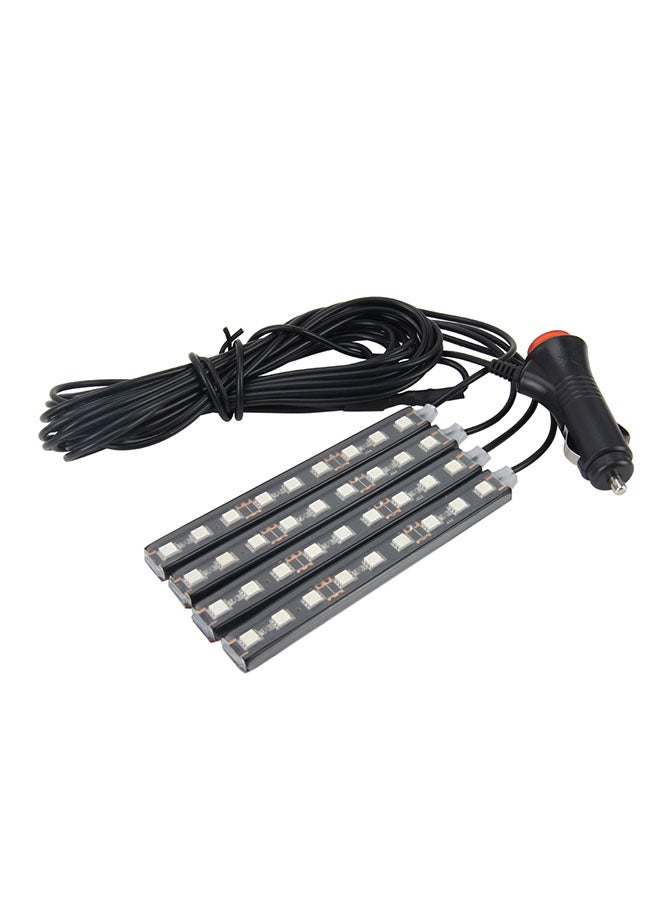 Generic 2-In-1 4.5W DC 12V 18 SMD-5050-LEDs RGB Car Interior Floor Decoration Atmosphere Neon Light Lamp  - Image 1