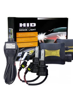 55W H13 9008 6000K HID Xenon Light Conversion Kit With Slim Ballast High Intensity Discharge Lamp