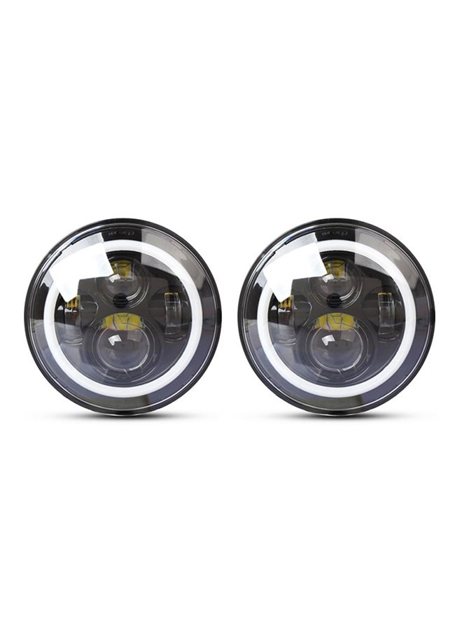 Generic 2-Piece 7 Inch IP68 Waterproof 6500K 75W CREE LED Headlight Hi Lo Beam Driving Lamp For Jeep Wrangler JK TJ LJ  - Image 1
