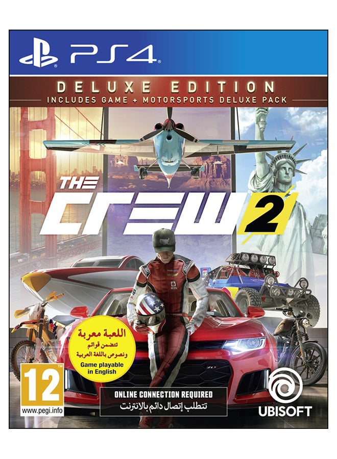 جيكاي جيمز - لعبة ذا كرو 2  إصدار ديلوكس - بلاي ستيشين 4 - racing - playstation_4_ps4 - Image 1