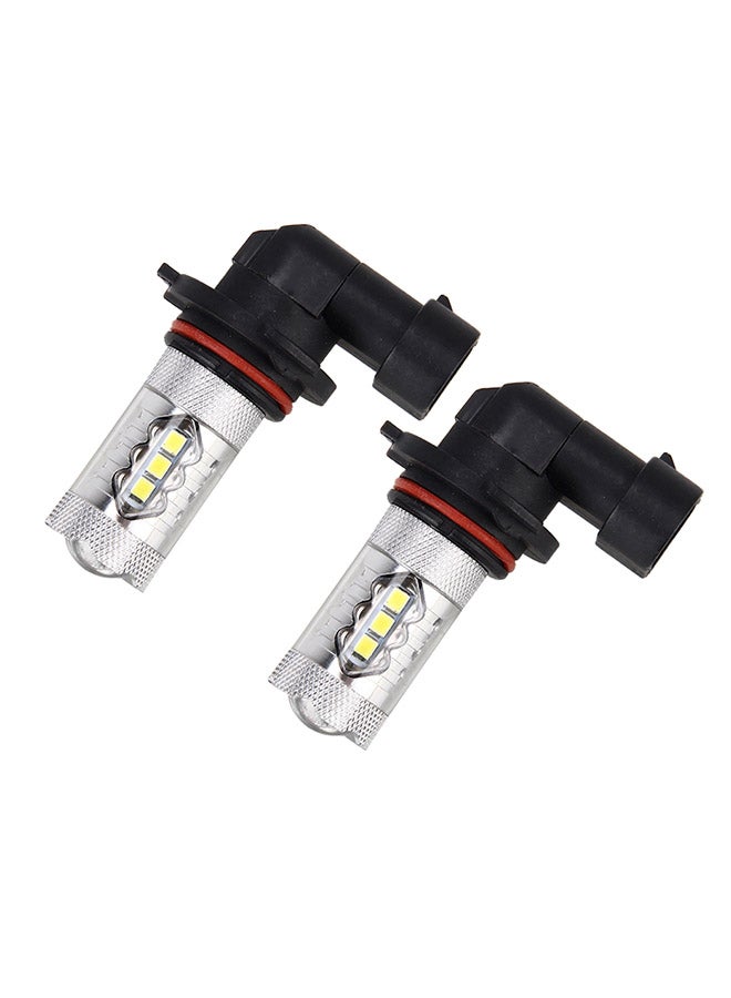 قطعتان من مصابيح الضباب للسيارات HB3 9005 5W 250LM مع 16 SMD-2835 LED - Image 1