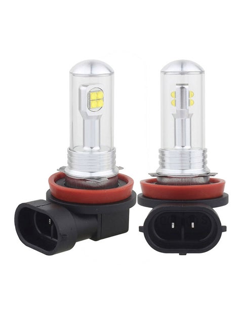 2-Piece H8 H11 40W 800 LM 6000K 8 CREE LEDs Car Fog Lights