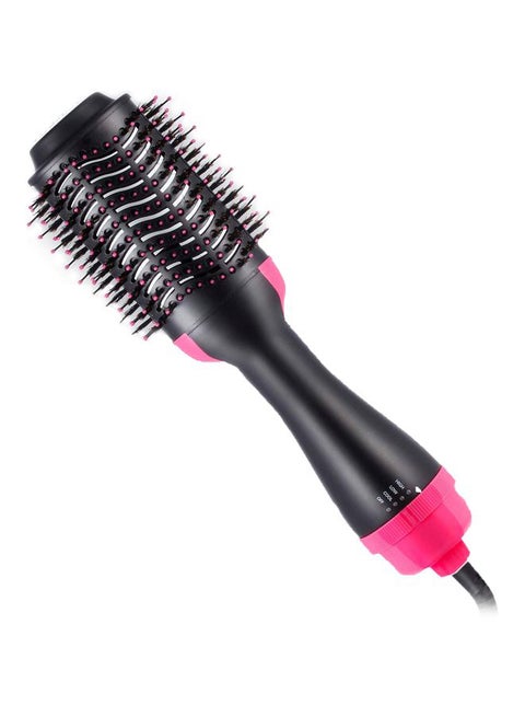 One Step Hair Dryer And Styler Hot Air Brush Black/Pink