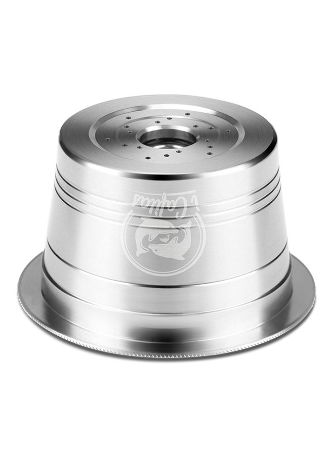 Stainless Steel Coffee Capsules Refillable Pod With Spoon Brush Silver 30centimeter - Image 2