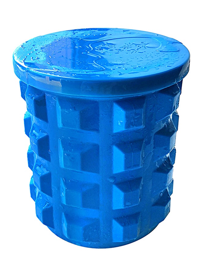 Portable Large Ice Cube Maker Mold Blue 131 x 131 x 146mm  - Image 1