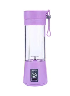 USB Rechargeable Juice Blender With 2 Sharp Blades 380 ml 150 W DW2403 Multicolour