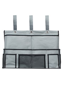 Hanging Storage Bag Bedside Storage Organizer Bedside Caddy Grey