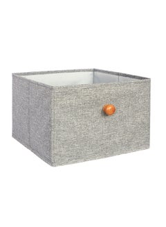 Fabric Storage Box Closet Organizer Drawer Storage Cube Bins Basket Drawer Container Grey