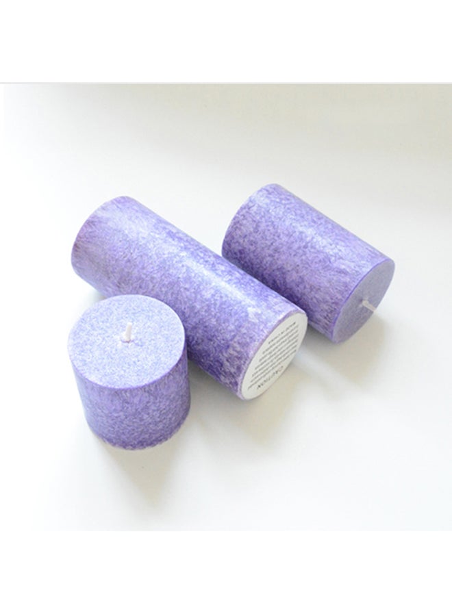 Lavender Scented Smokeless Candles Purple - Image 2