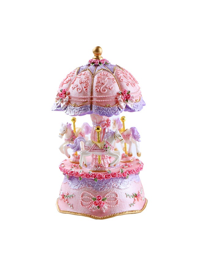 Luminous Rotating Horse Musical Box 