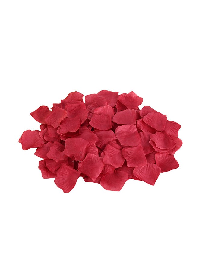 ماركة غير محددة طقم بتلات زهور صناعية من 1000 قطعة أحمر 40x40مم  - Image 1