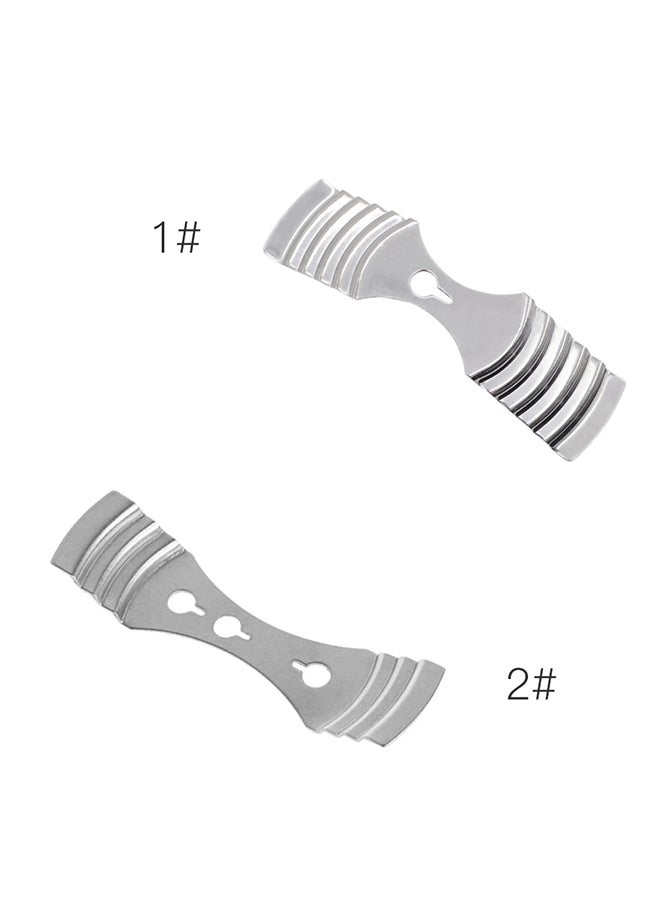1-Hole DIY Metal Candle Wick Holder Silver  - Image 4