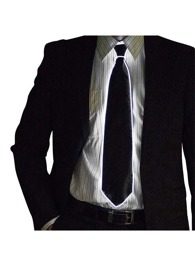 LED Costume Necktie White 480cm