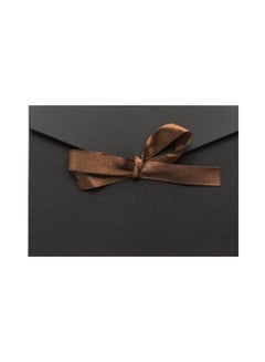 Generic 20-Piece Vintage Blank Kraft Paper Postcard Box Set Black 