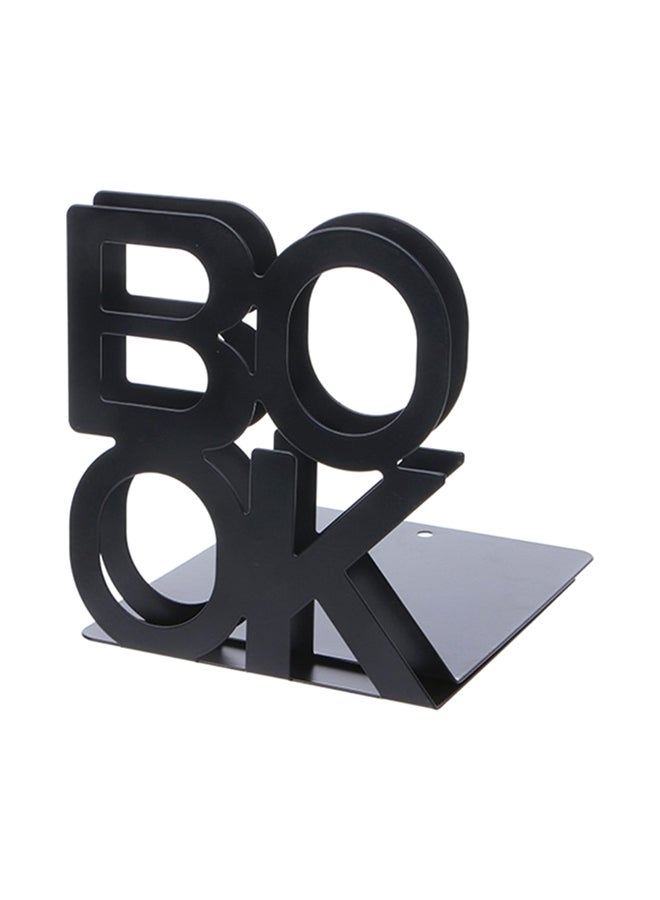 رفوف كتب ومساند على شكل حروف أبجدية أسود