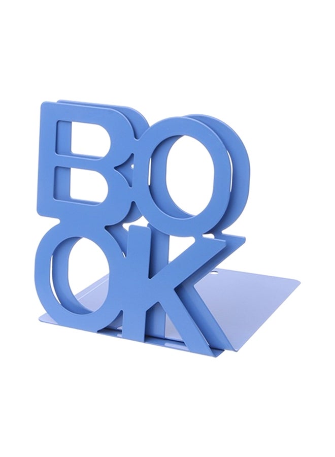 رفوف كتب ومساند على شكل حروف أبجدية أزرق
