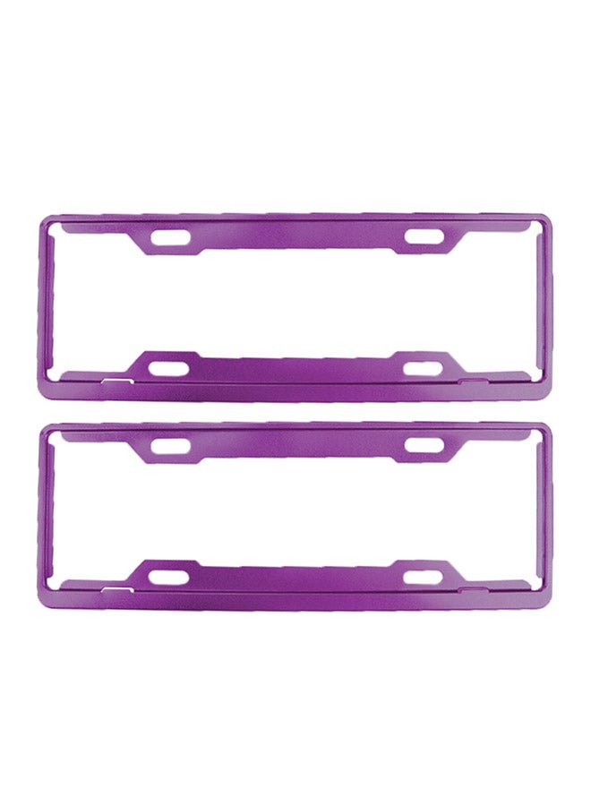Generic 2-Piece Car Universal License Plate Holder 