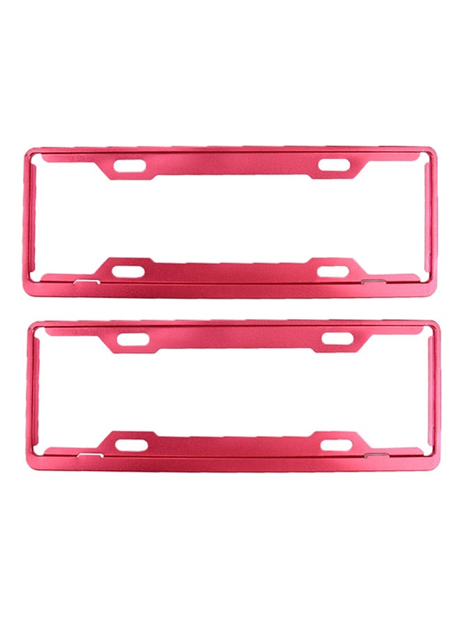 Generic 2-Piece Car Universal License Plate Holder 