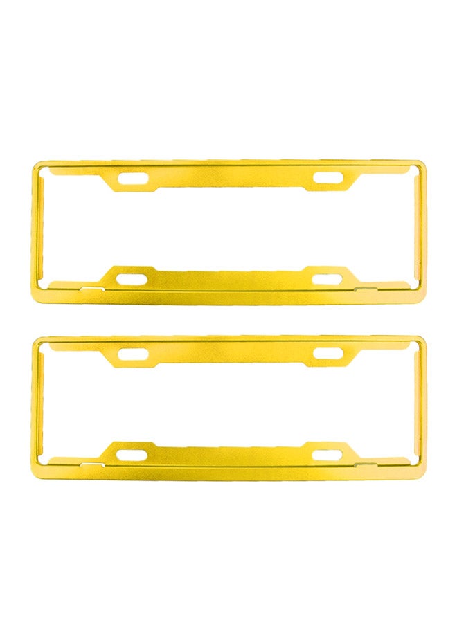 Generic 2-Piece Car Universal License Plate Holder 