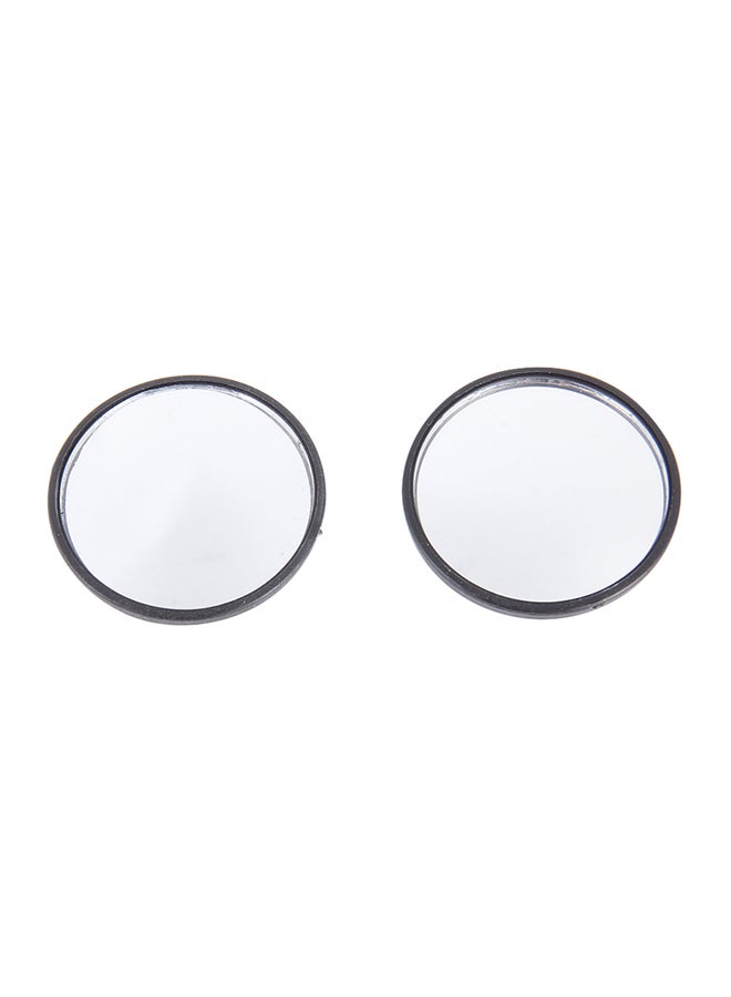 Generic 2-Piece Car Blind Spot Rear View Wide Angle Mirror 