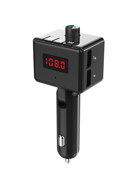 BS6 Dual USB Charging Bluetooth FM Transmitter