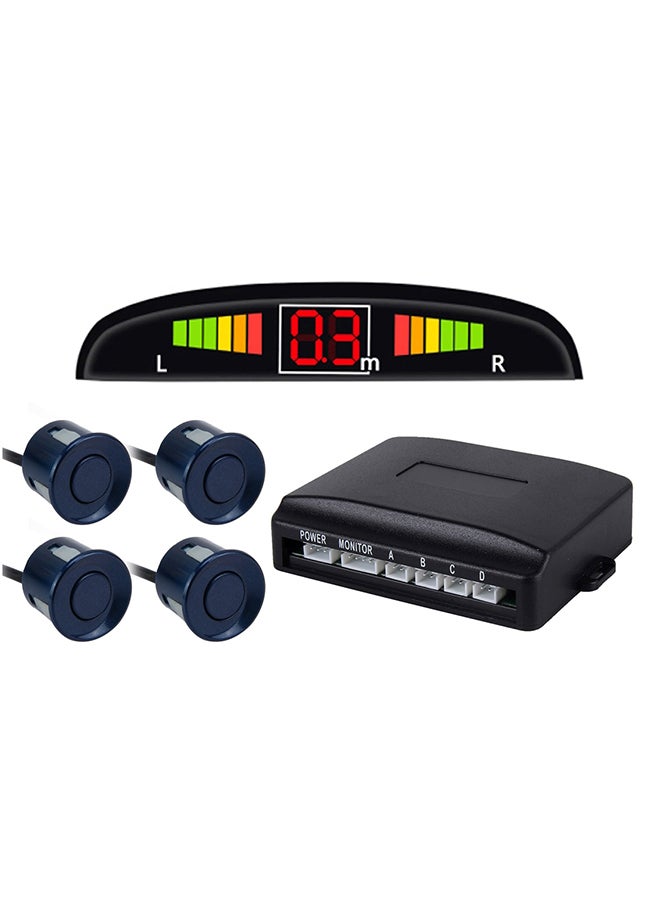 Generic Premium Quality 4 Parking Sensors Car Reverse Backup Radar System With LCD Display 