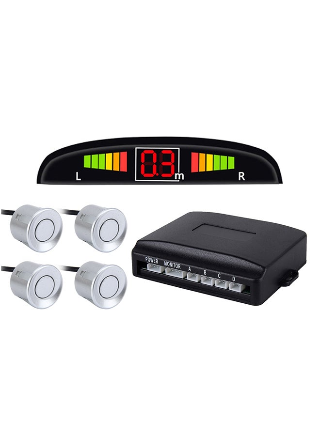 Generic Premium Quality 4 Parking Sensors Car Reverse Backup Radar System With LCD Display 