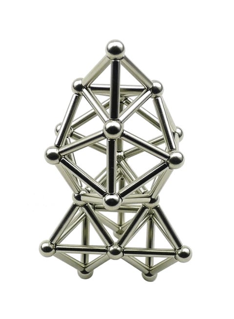 Magnetic Building Block Set With Sticks And Balls