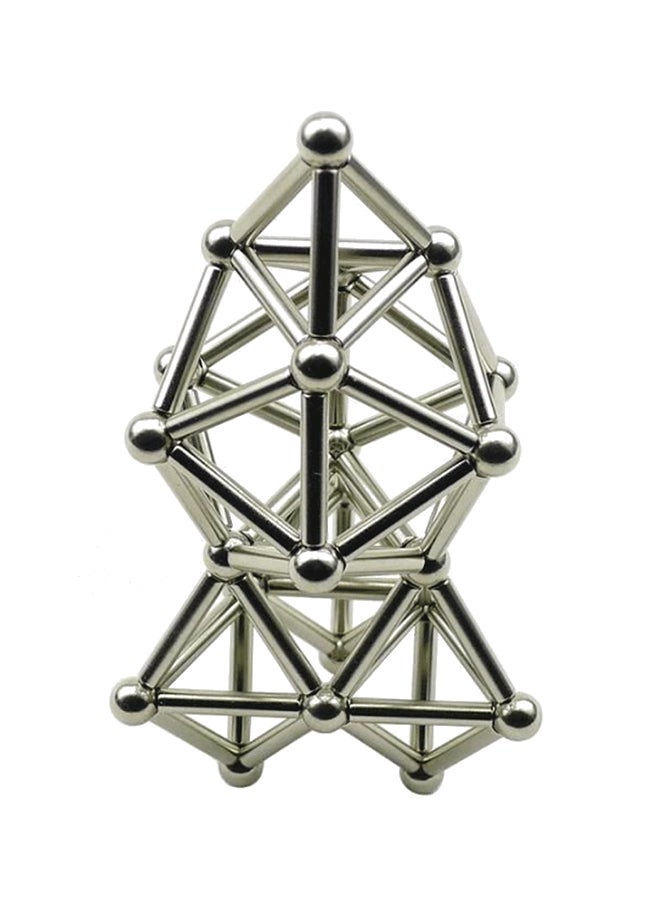 Magnetic Building Block Set With Sticks And Balls  - Image 1