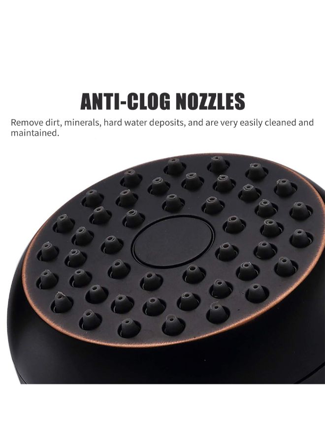 Generic - Adjustable Swivel Shower Head Black 11 x 7.5 x 7.5centigram - Image 1