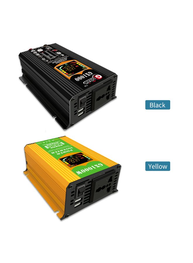 Generic - High Frequency Modified Sine Wave Inverter Yellow 22 x 10 x 14.5centimeter - Image 1