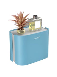 MENGNI Wall Mounted Paper Towel Dispenser Blue 22.5x14x17.5cm 