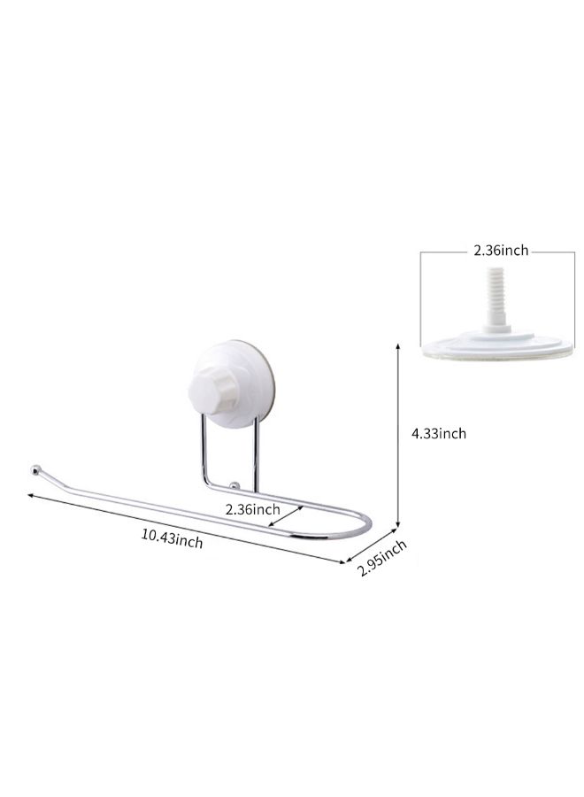 Wall Mounted Paper Towel Holder White 25.7 x 9 x 11.5centigram - Image 2