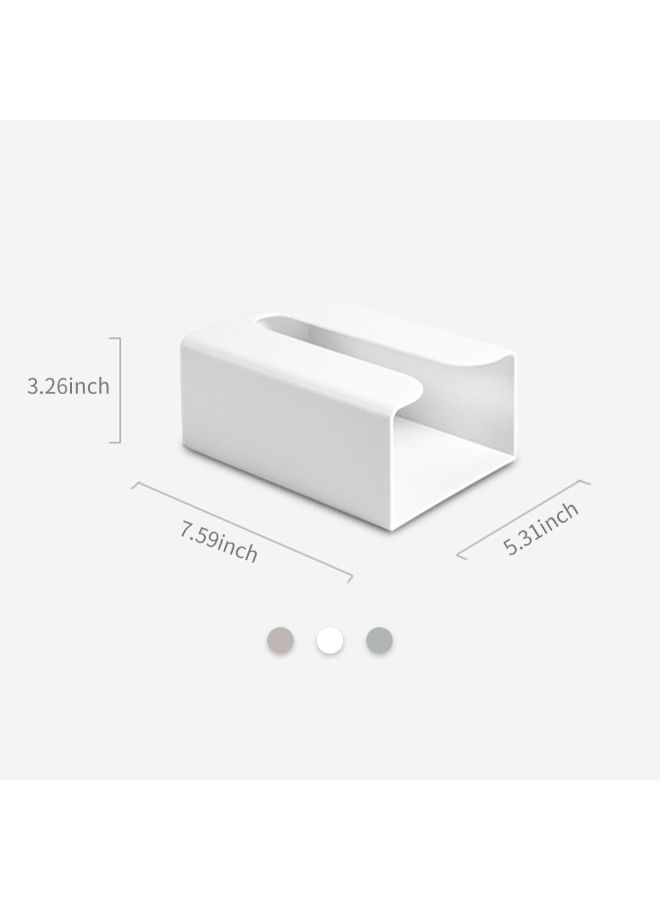 Generic - Wall Mounted Paper Towel Holder White 19.5x8.5x13.5centimeter - Image 1