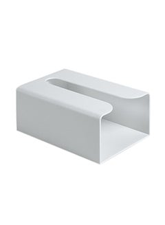 Wall Mounted Paper Towel Holder White 19.3x8.3x13.5cm